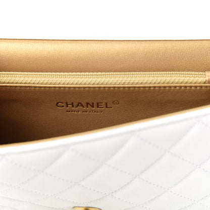 Chanel Lambskin Quilted Small Chic Pearls Flap White 8 of 11