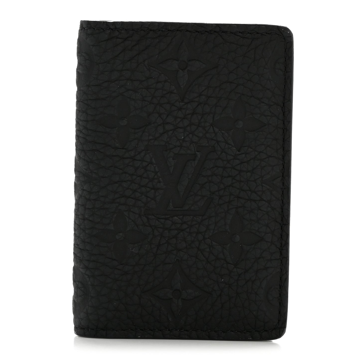 Taurillon Monogram Pocket Organizer Black