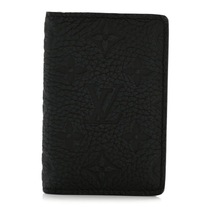 Louis Vuitton Taurillon Monogram Pocket Organizer Black 1 of 6