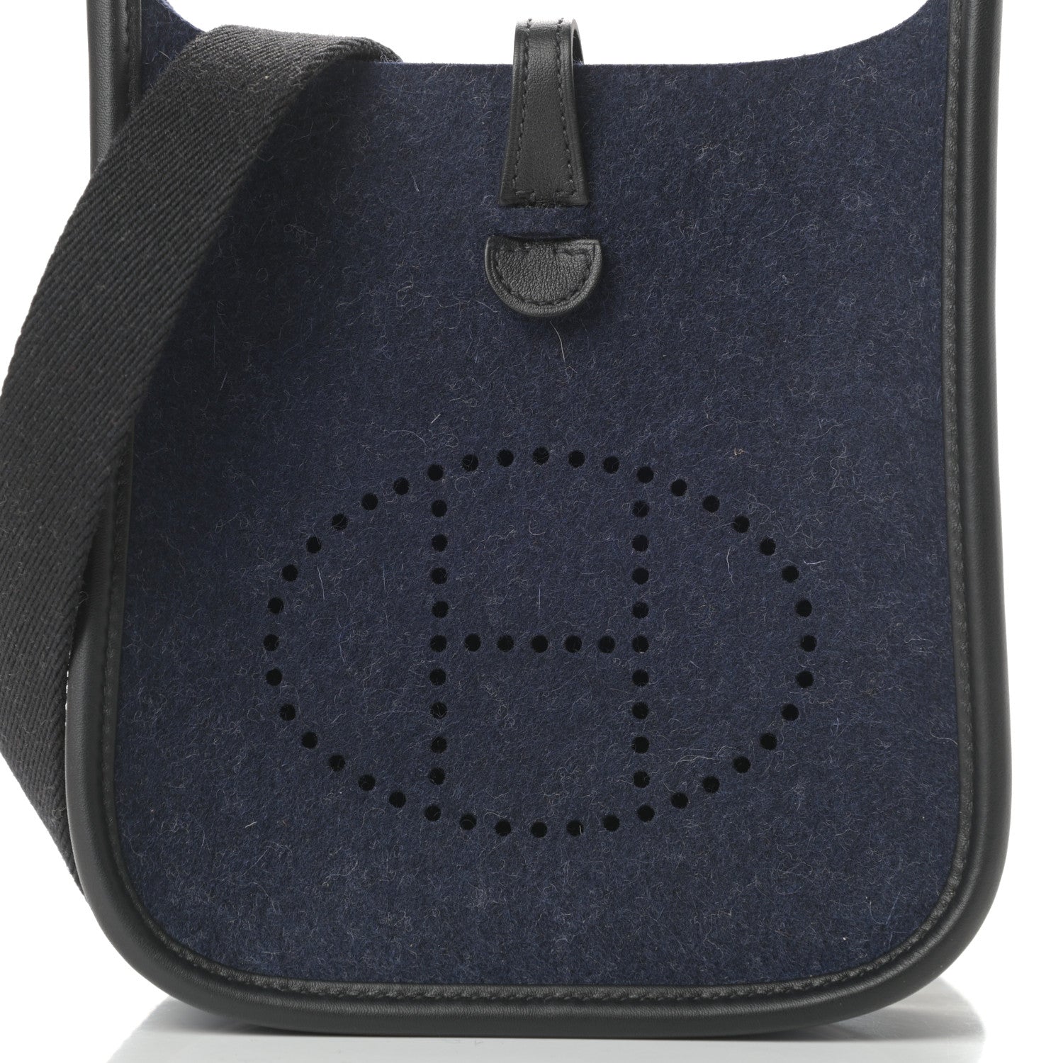Hermes Swift Sangle Wooly Evelyne TPM Bleu Nuit Black 8 of 11