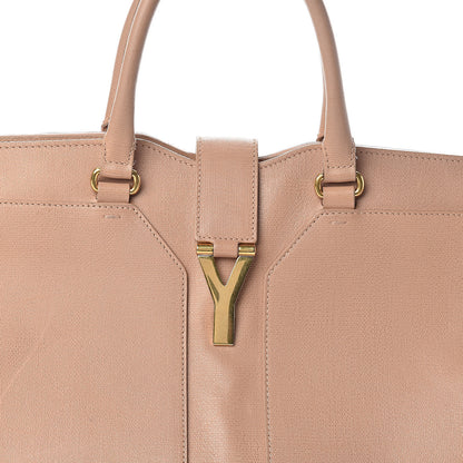 Saint Laurent Textured Calfskin Large Cabas ChYc Beige 7 of 13