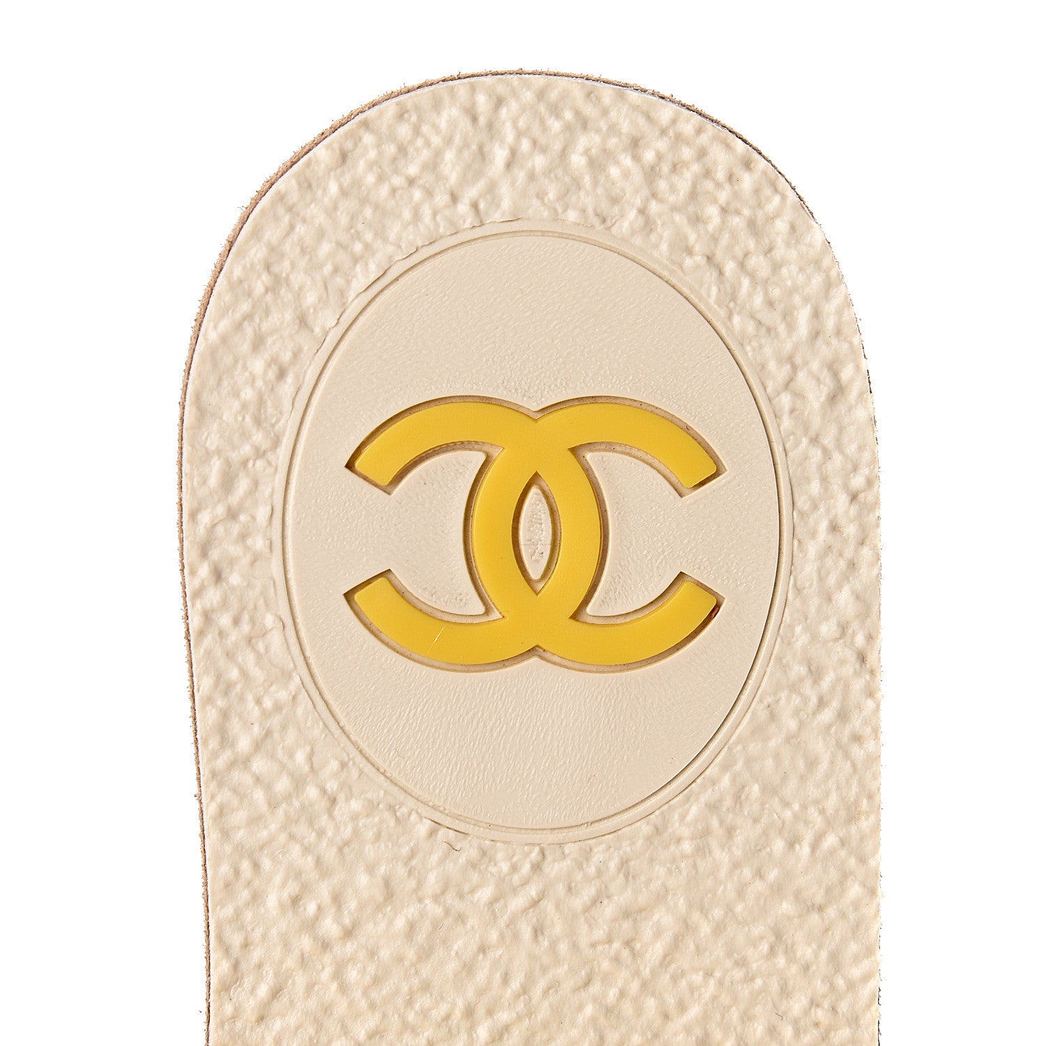 Chanel Jelly CC Thong Sandals 38 Yellow 5 of 8