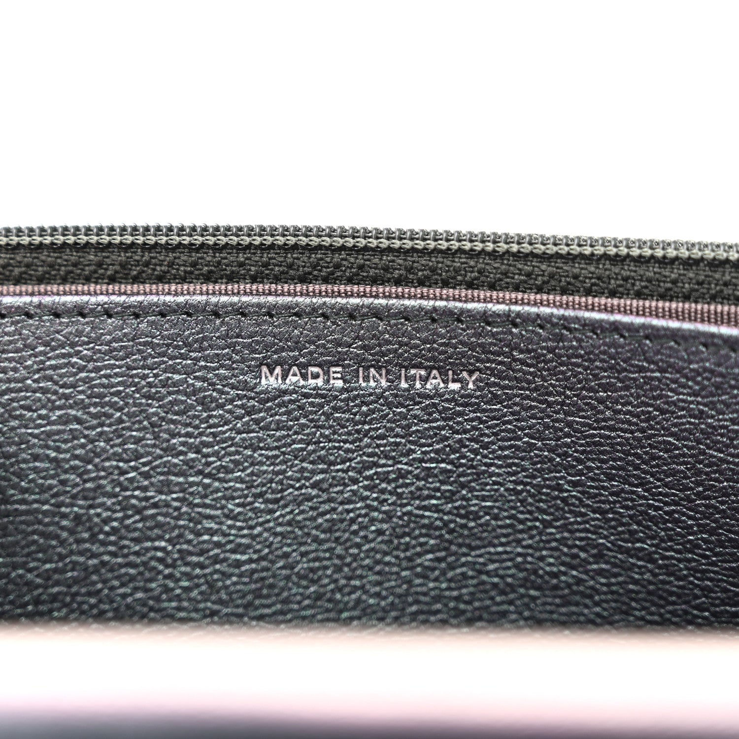 Chanel Iridescent Goatskin Quilted Wallet On Chain WOC Purple 7 of 12