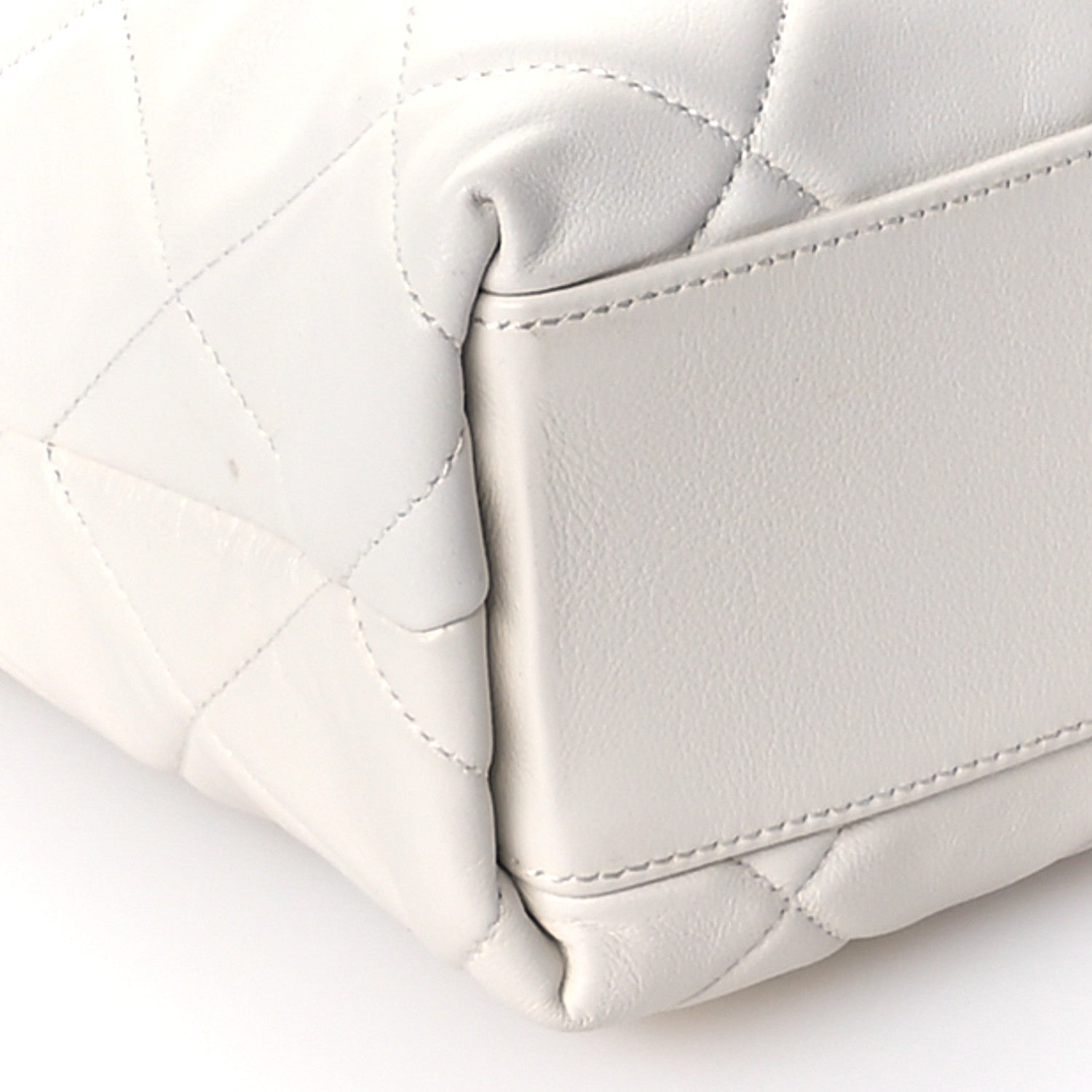 Chanel Calfskin Quilted Close To Me Hobo White 9 of 11