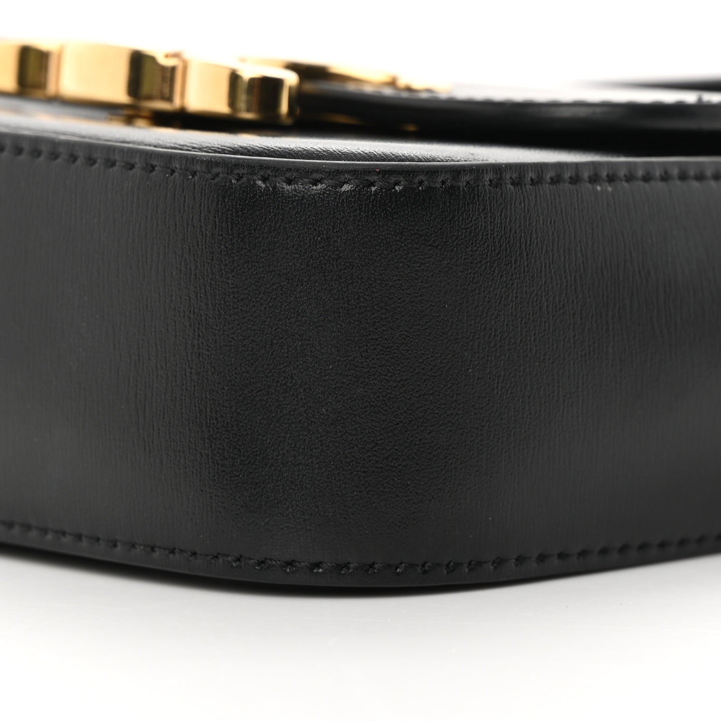 Shiny Calfskin Mini Triomphe Black