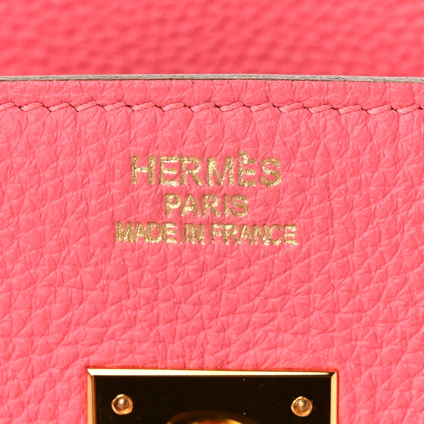 Togo Birkin 35 Rose Lipstick