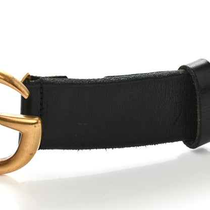 Gucci Faded Calfskin Snake Double G 40mm Belt 95 38 Black 7 of 7