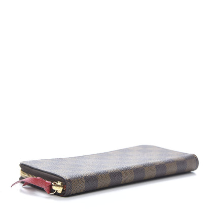 Louis Vuitton Damier Ebene Clemence Wallet Cherry 4 of 8