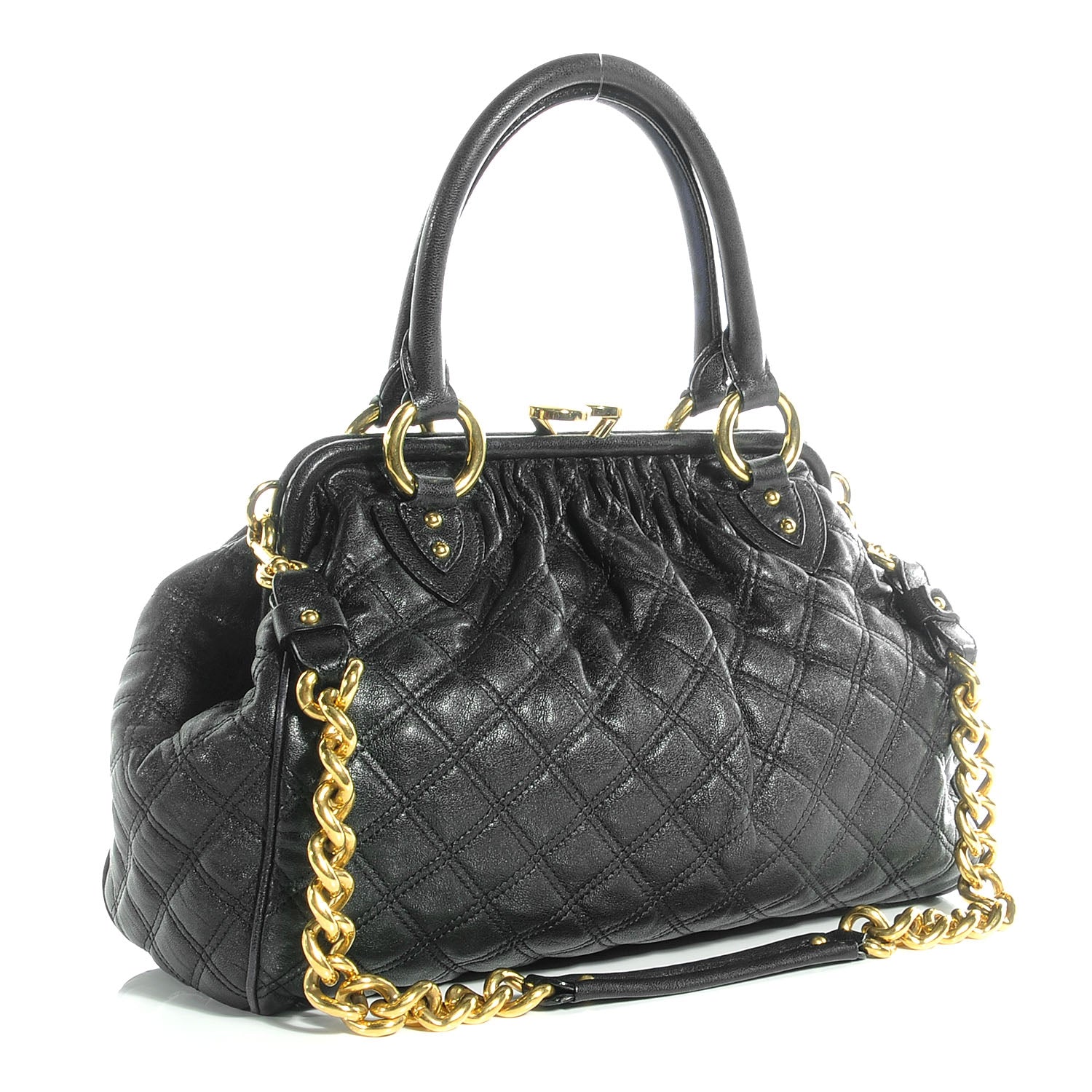 Marc Jacobs Quilted Leather Stam Black 13 of 21