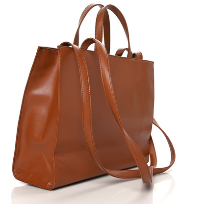 Telfar Vegan Leather Medium Shopping Bag Tan 3 of 8