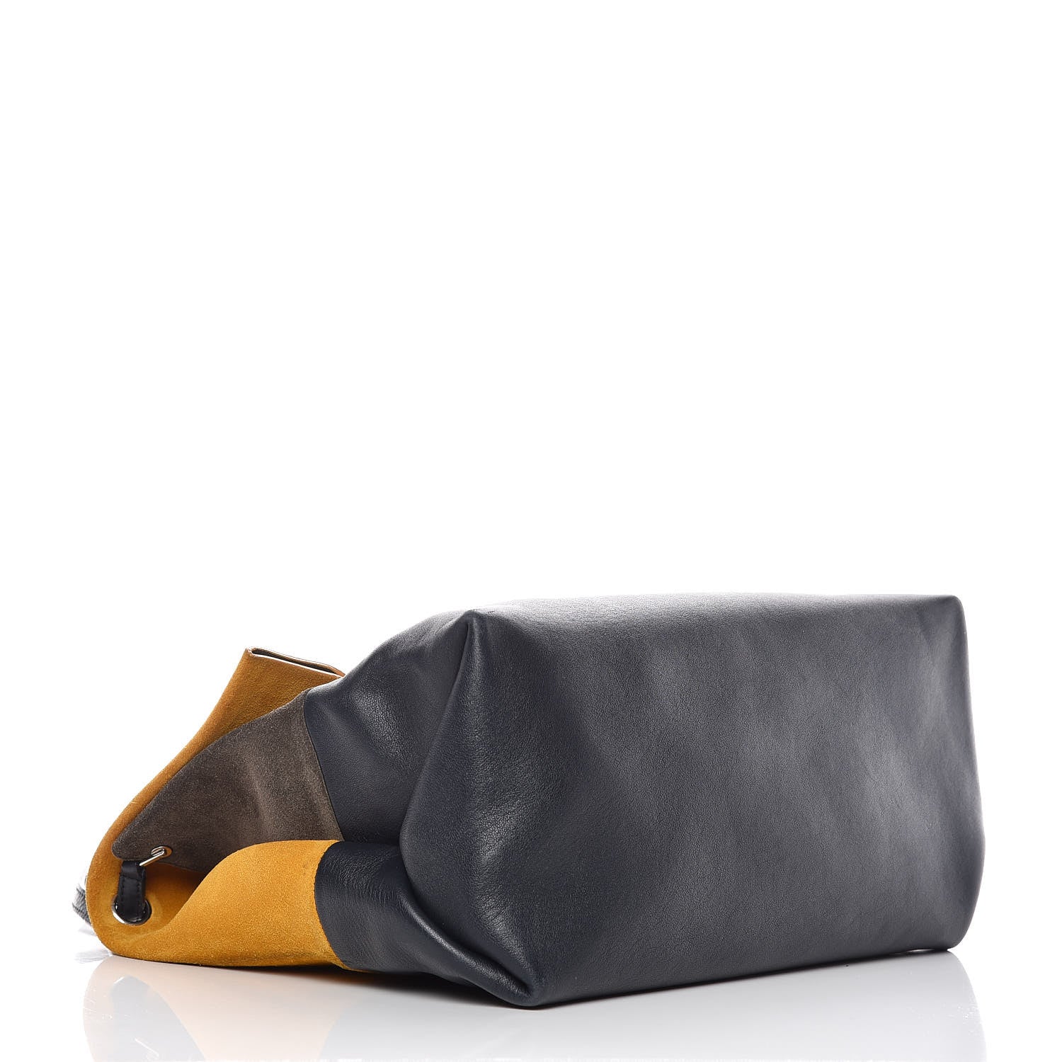 Celine Calfskin Suede All Soft Shoulder Bag Amber 4 of 25