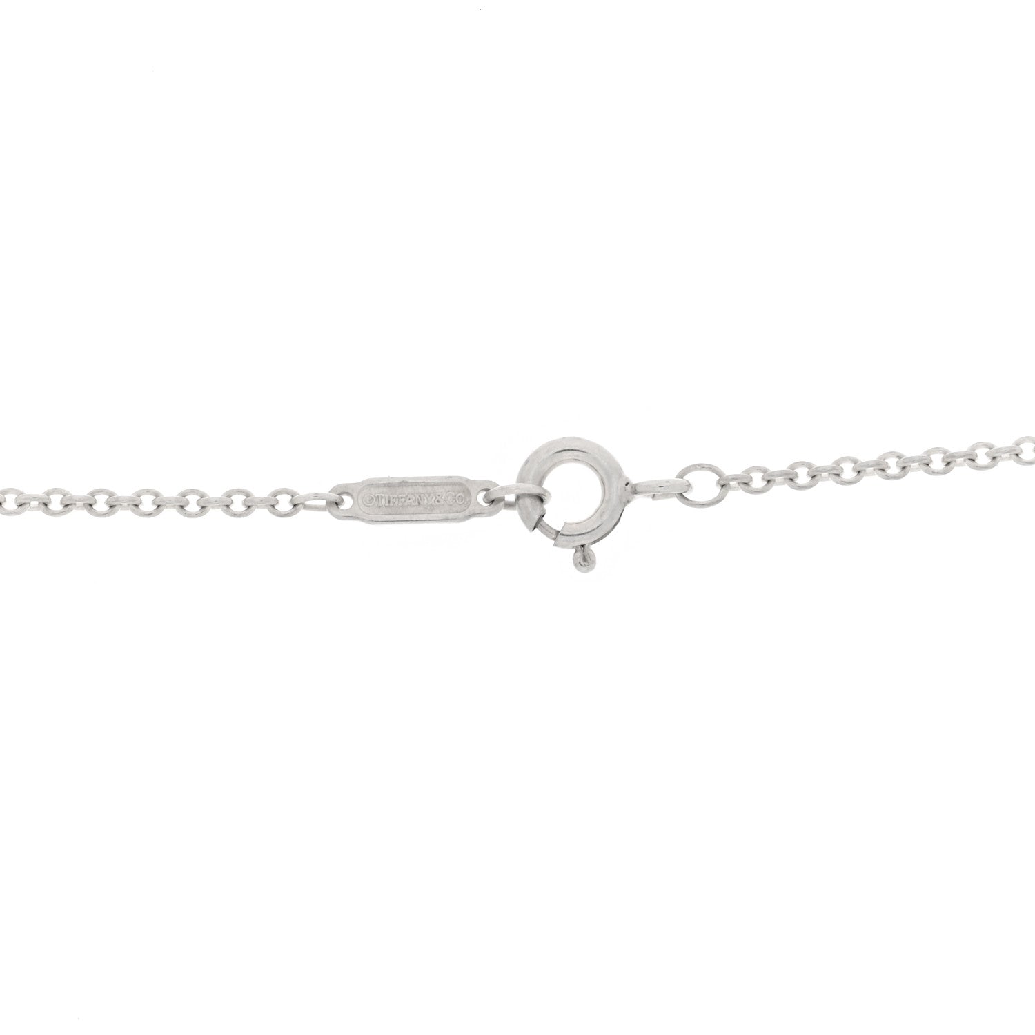 Tiffany Sterling Silver Knot Key Pendant Long Necklace 4 of 4