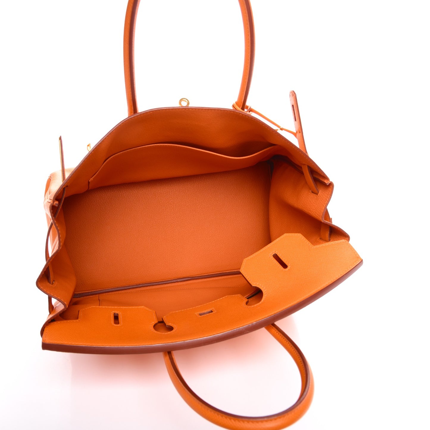 Epsom Birkin 35 Orange