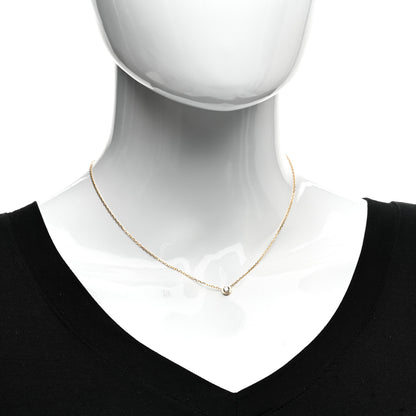 Cartier 18K Yellow Gold Diamond LM D'Amour Pendant Necklace 2 of 4