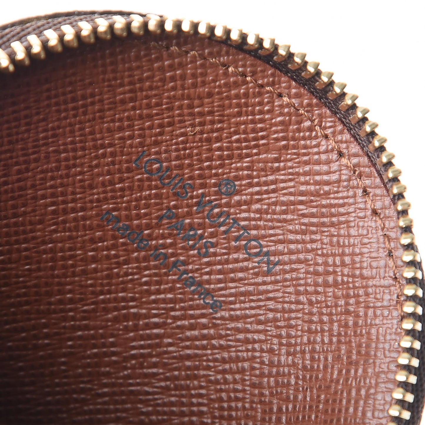 Monogram Round Coin Purse