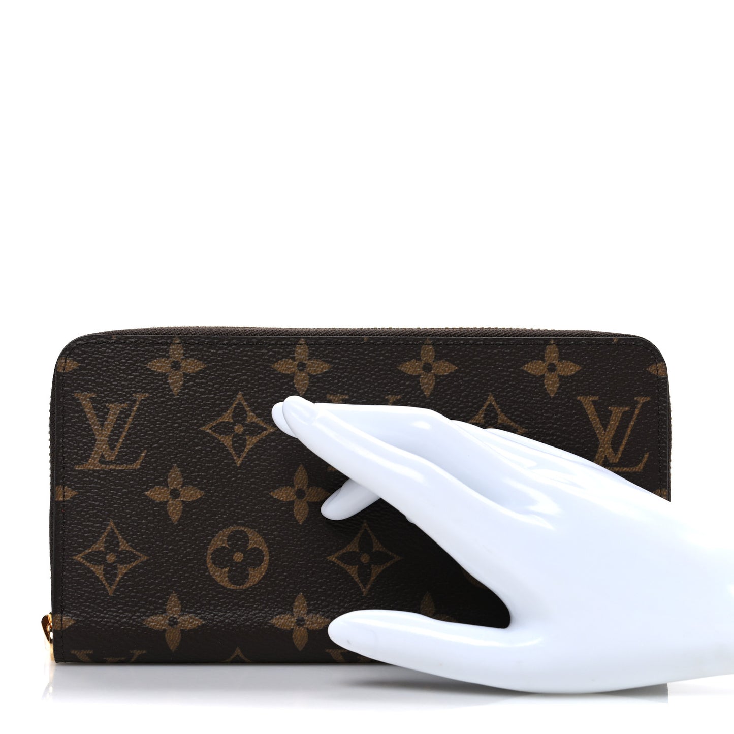 Monogram Zippy Wallet Coquelicot