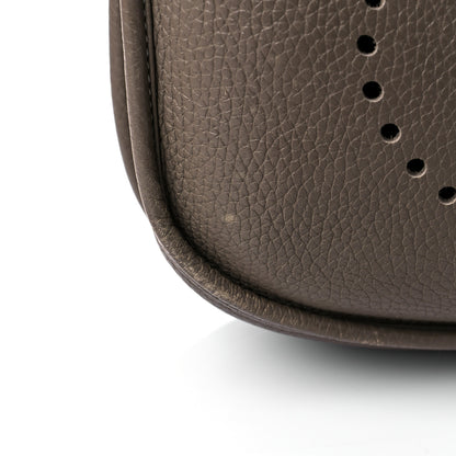 Hermes Taurillon Clemence Evelyne III PM Etoupe 16 of 23