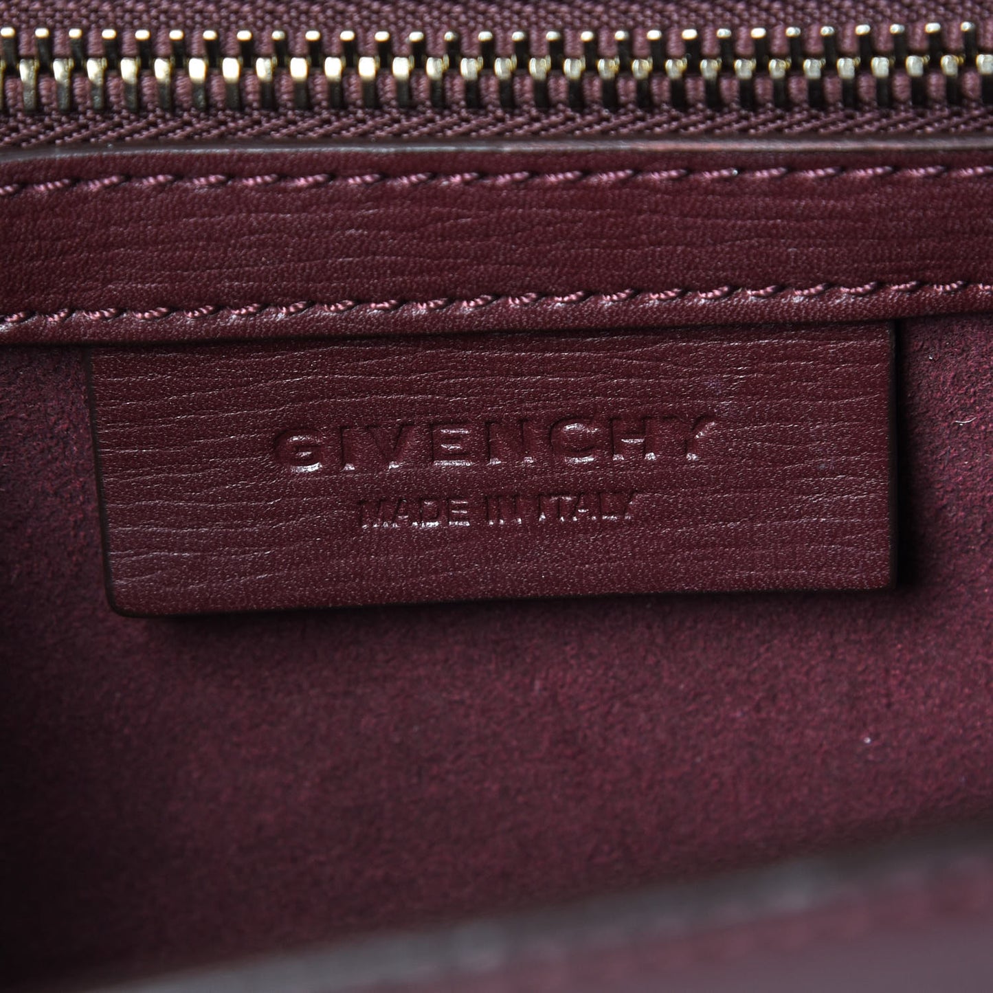 Textured Calfskin Mini Pandora Box Chain Crossbody Bag Oxblood