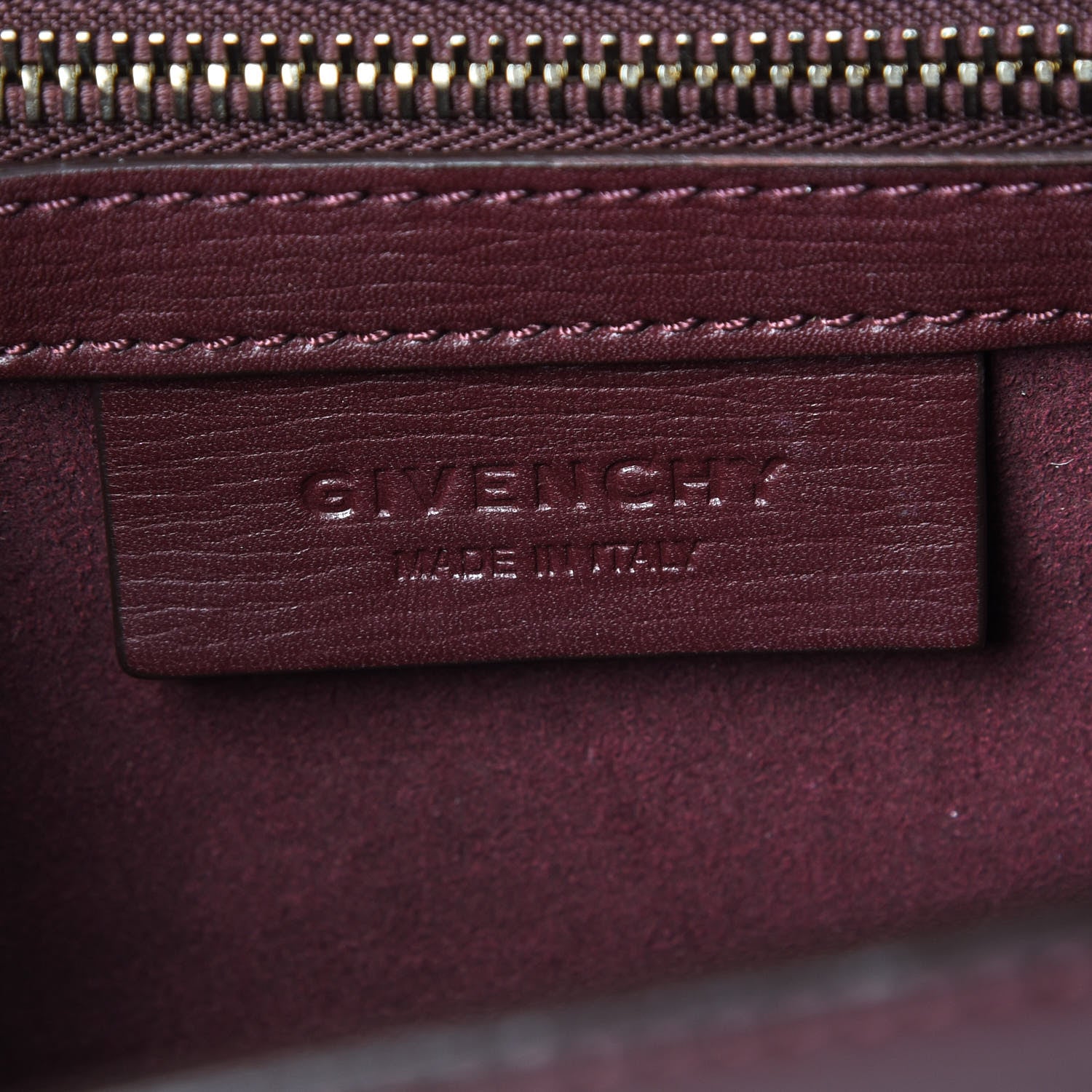 Givenchy Textured Calfskin Mini Pandora Box Chain Crossbody Bag Oxblood 8 of 9