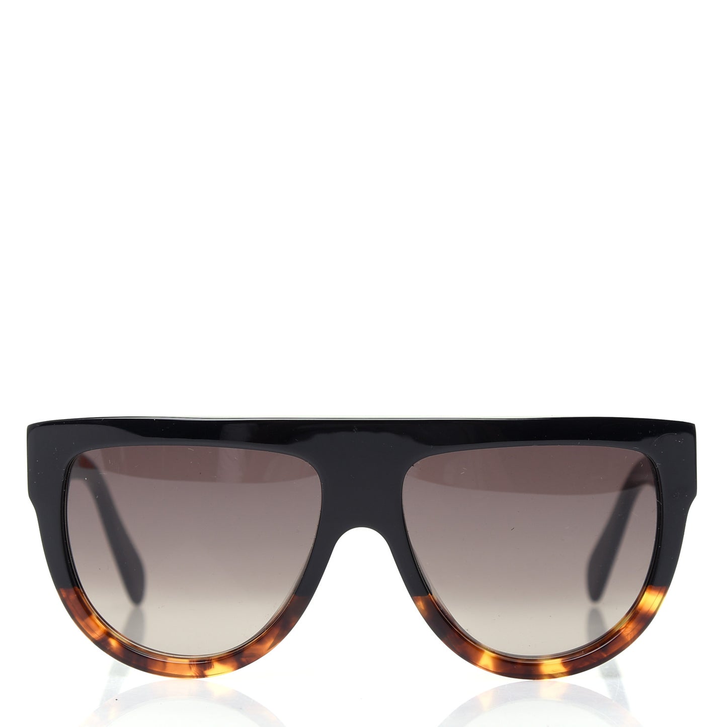 Acetate Aviator Sunglasses CL40001l Black Havana