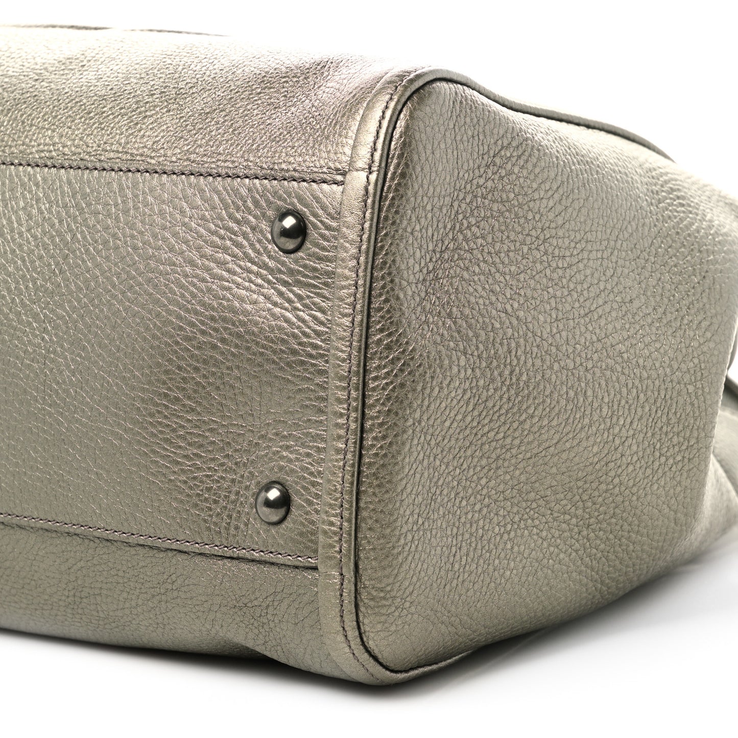 Metallic Cellarius Calfskin Medium Soho Shoulder Bag Sasso