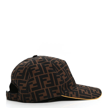 Fendi Canvas FF Reloaded Baseball Hat Tobacco Yellow 5 of 8