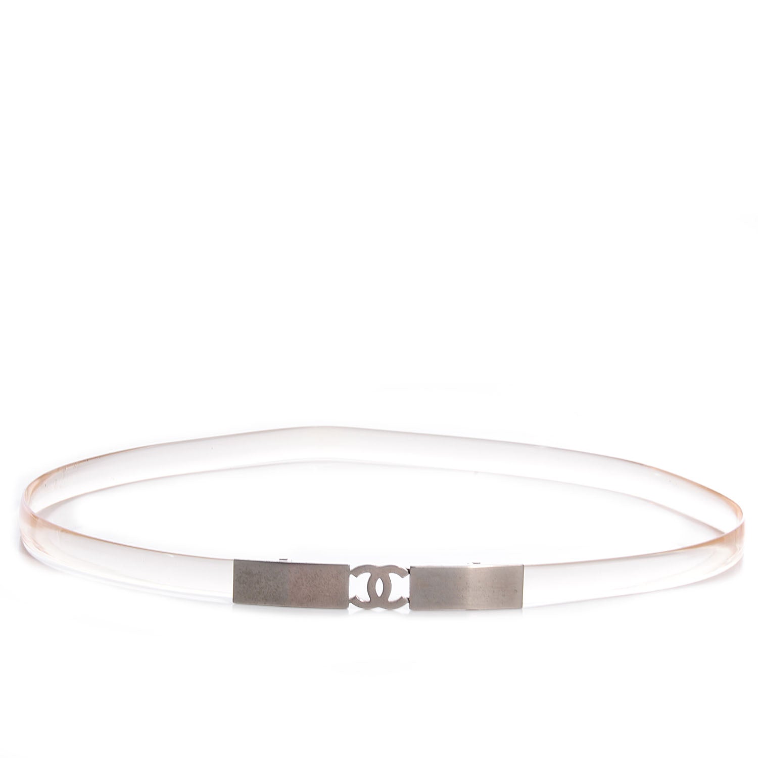 Chanel Translucent CC Belt Silver 1 of 18