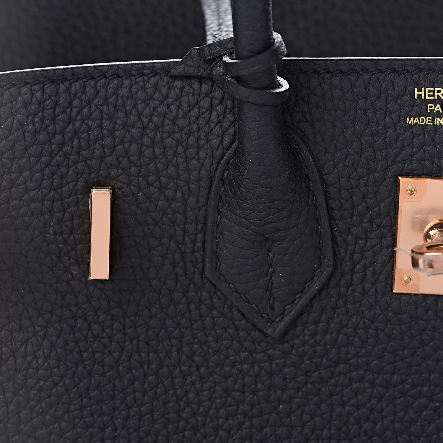 Hermes Togo Birkin 25 Black 23 of 40