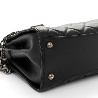 Chanel Caviar Quilted Small CC Bucket Bag Black 9 of 11