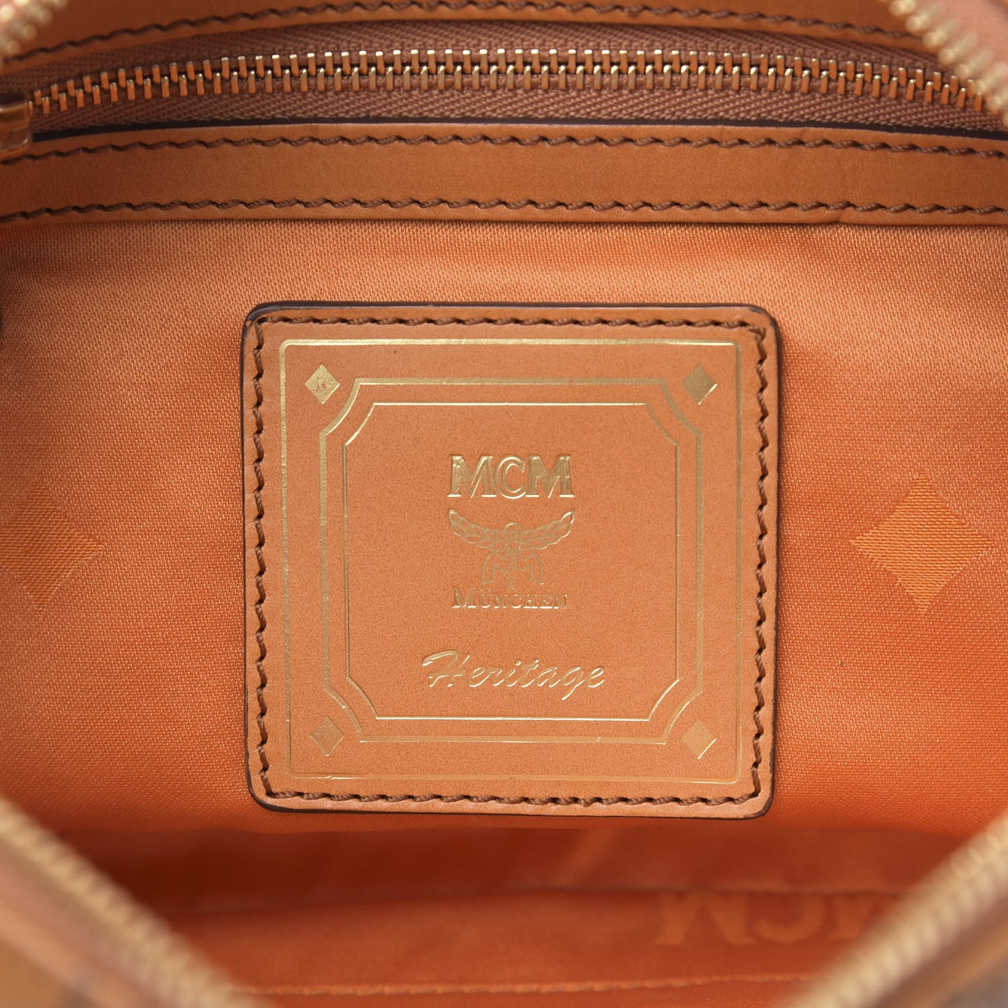 Visetos Heritage Crossbody Bag Cognac