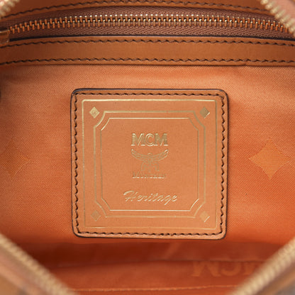 MCM Visetos Heritage Crossbody Bag Cognac 6 of 10