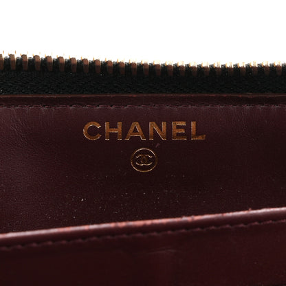 Chanel Caviar Quilted Large Gusset Zip Around Wallet Black 6 of 8