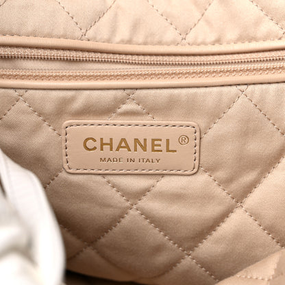 Chanel Shiny Calfskin Quilted Chanel 22 White 7 of 12