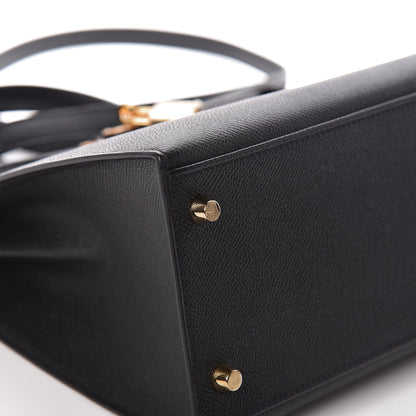 Hermes Epsom Kelly Sellier 28 Black 17 of 34