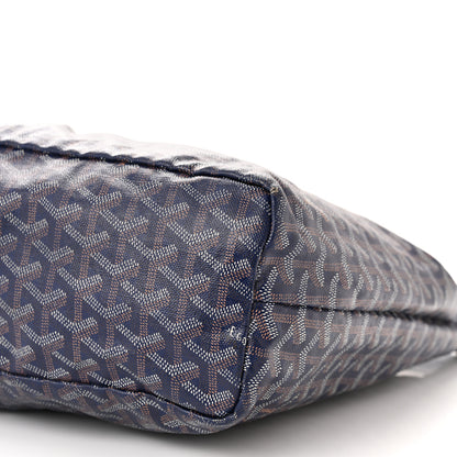 Goyard Goyardine Fidji Zip Hobo Navy 10 of 15