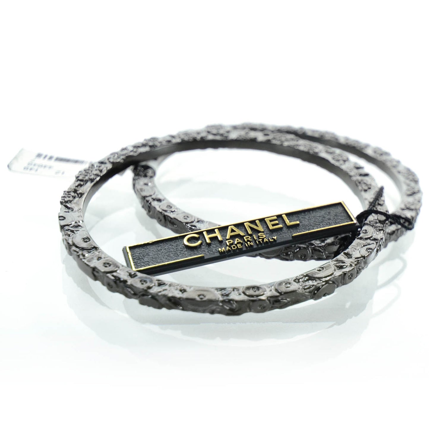Metal Camellia Bangle Set 11P