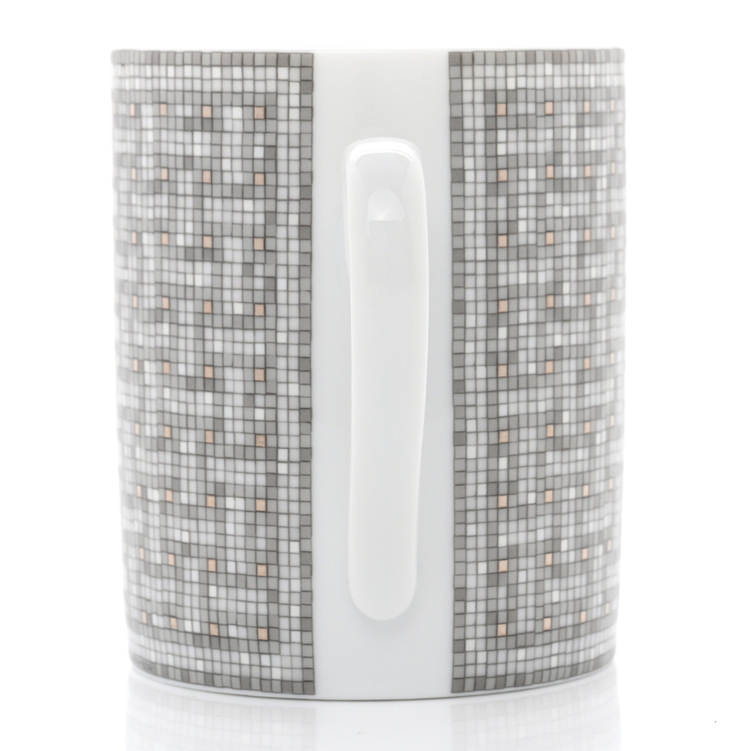 Hermes Porcelain Mosaique au 24 Mug Platinum 4 of 8