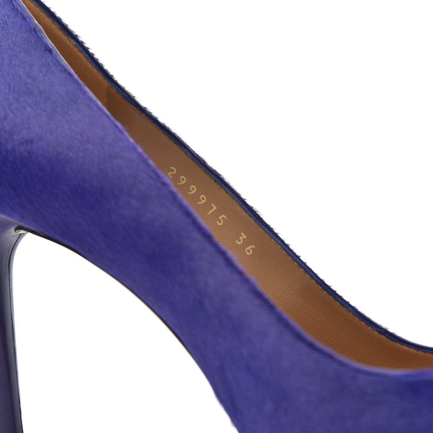 Pony Hair Pumps 36 Violet