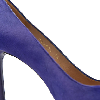 Balenciaga Pony Hair Pumps 36 Violet 8 of 18