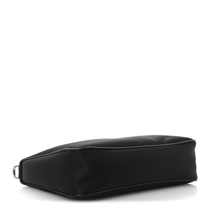 Prada Re-Nylon Saffiano Pocket Zippered Shoulder Bag Black 4 of 11
