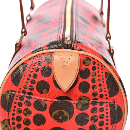Louis Vuitton Monogram Kusama Pumpkin Dots Papillon 30 Red 9 of 12