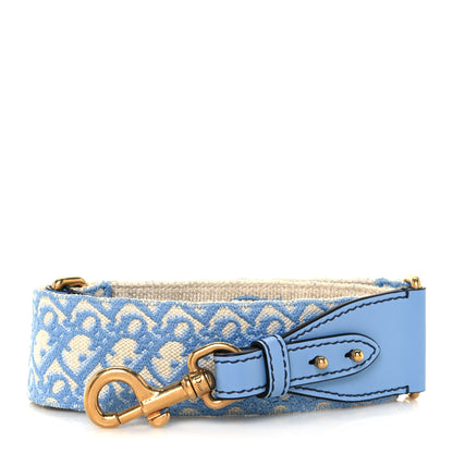 Christian Dior Oblique Adjustable Shoulder Strap Cornflower Blue 1 of 5