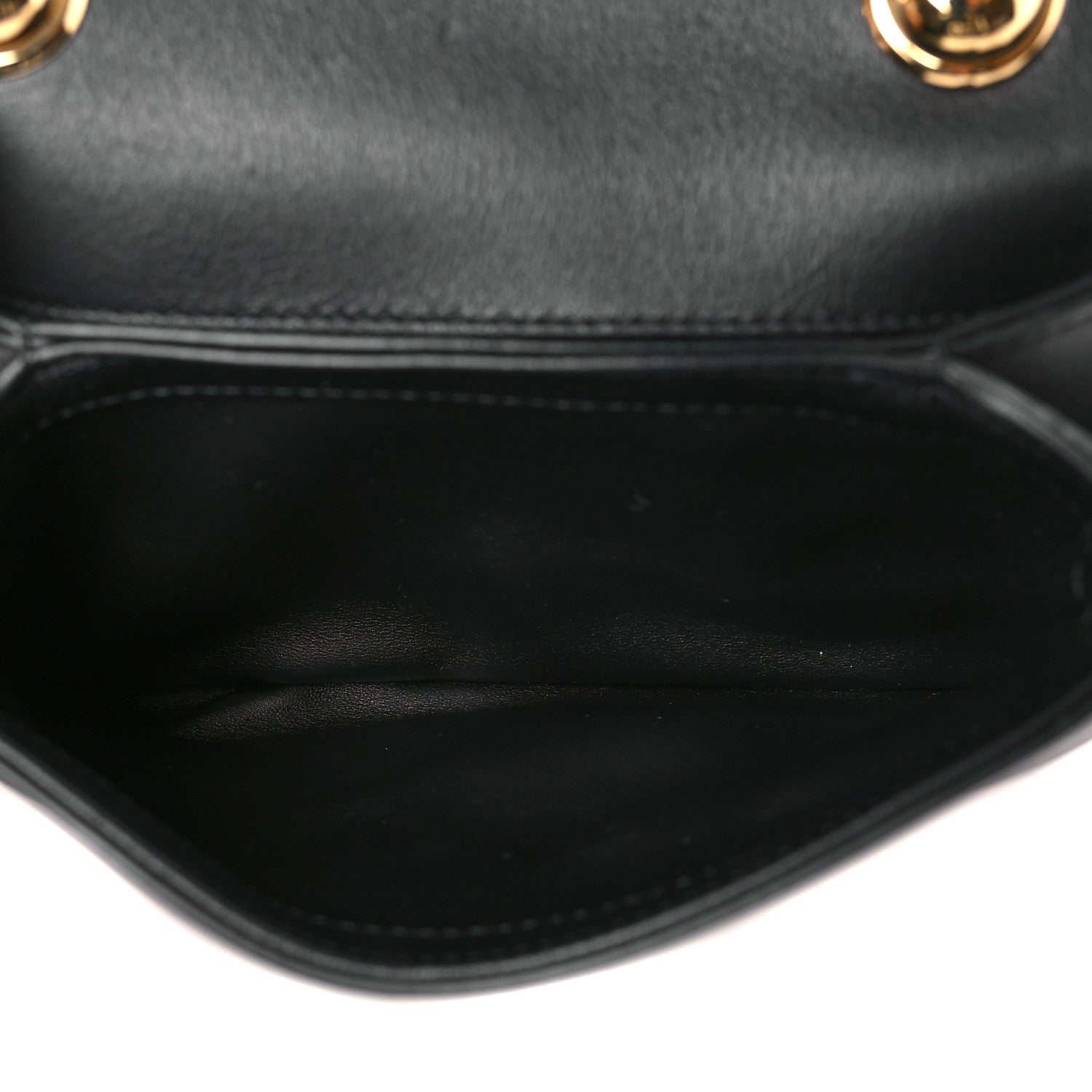 Gucci Roxy Calfskin Web Mini Blondie Shoulder Bag Black 5 of 9