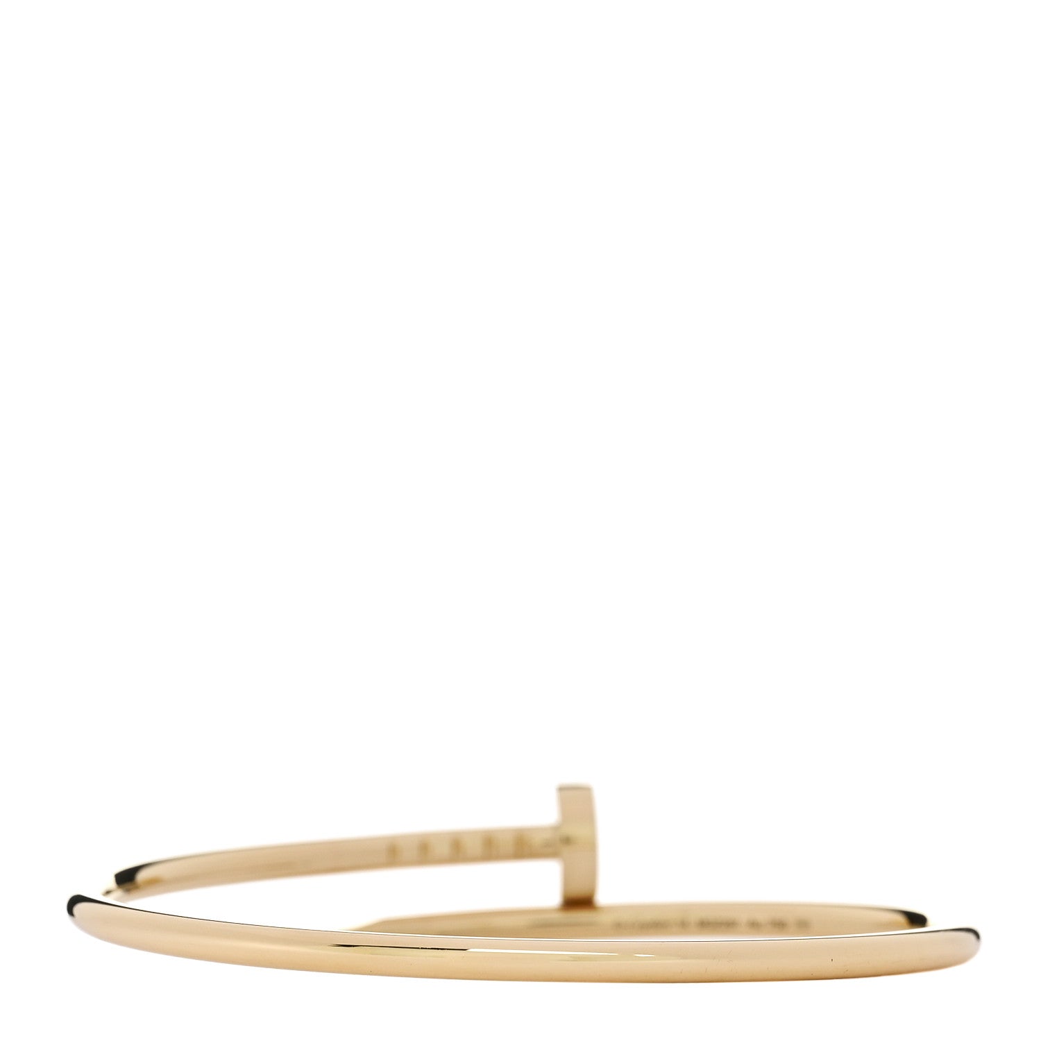 Cartier 18K Yellow Gold Small Juste Un Clou Bracelet 14 2 of 4