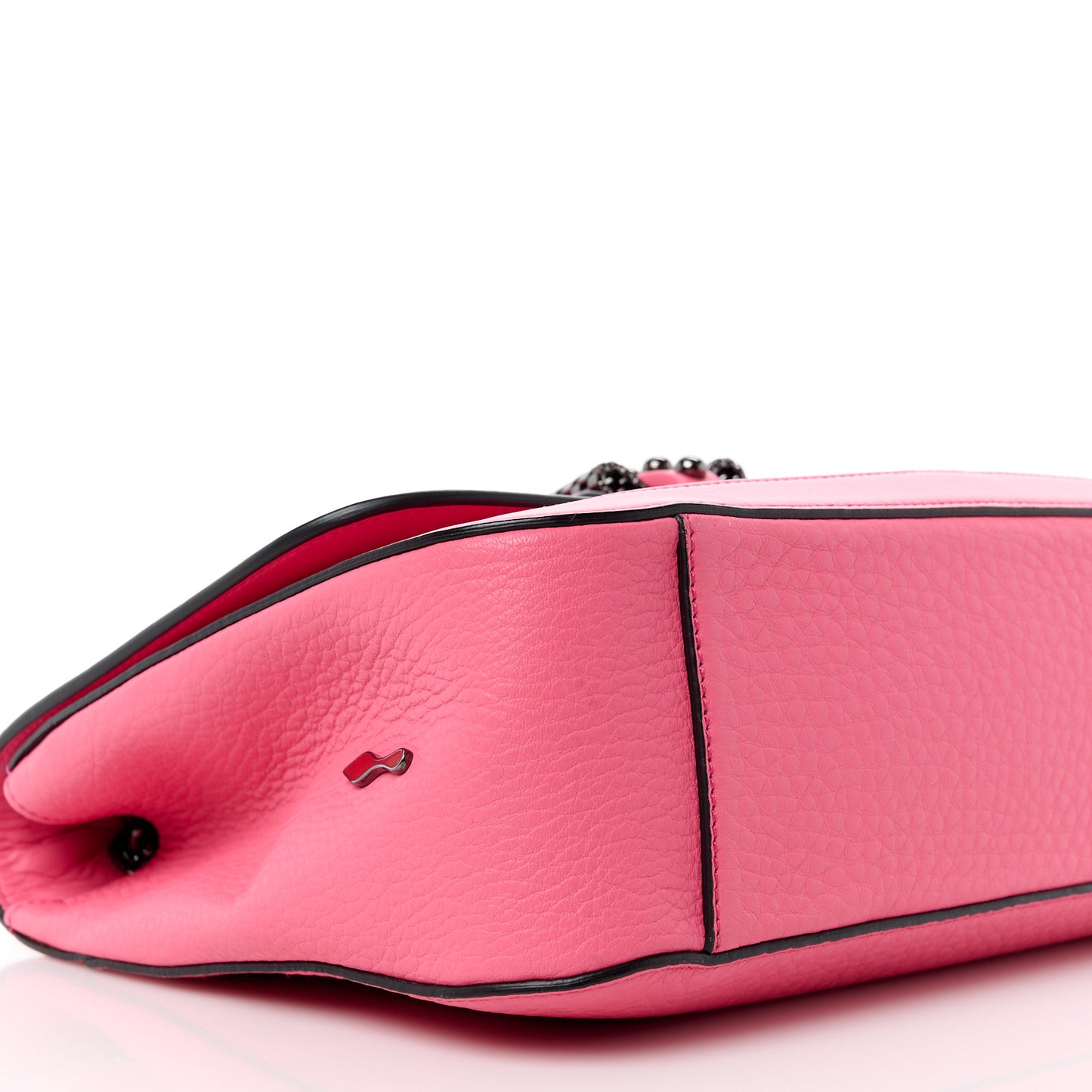 Calfskin Small Sweet Charity Shoulder Bag Pink