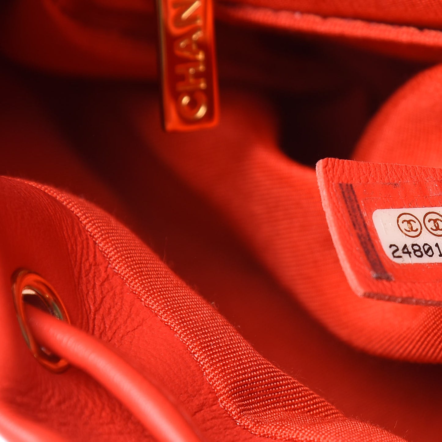 Lambskin Quilted Small Urban Spirit Backpack Red