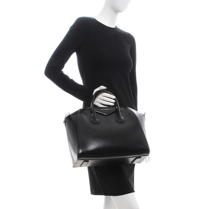 Givenchy Shiny Lord Calfskin Medium Antigona Black 3 of 8