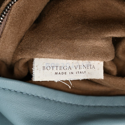 Bottega Veneta Nappa Intrecciato Floral Embroidered Tote Blue 8 of 15