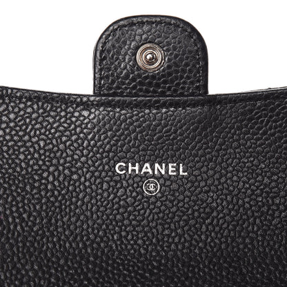 Chanel Caviar Quilted Small Flap Wallet Black 6 of 10