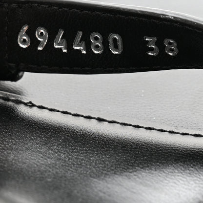 Balenciaga Calfskin Logo Afterhour 90mm Sandal 38 Black 8 of 9